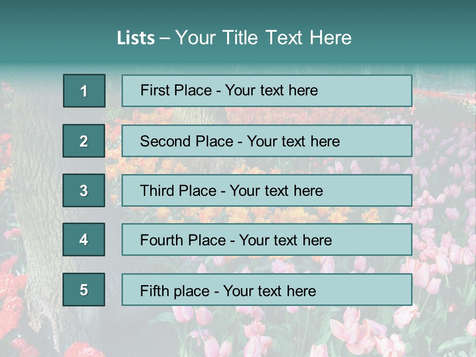 Details Decoration Flora PowerPoint Template