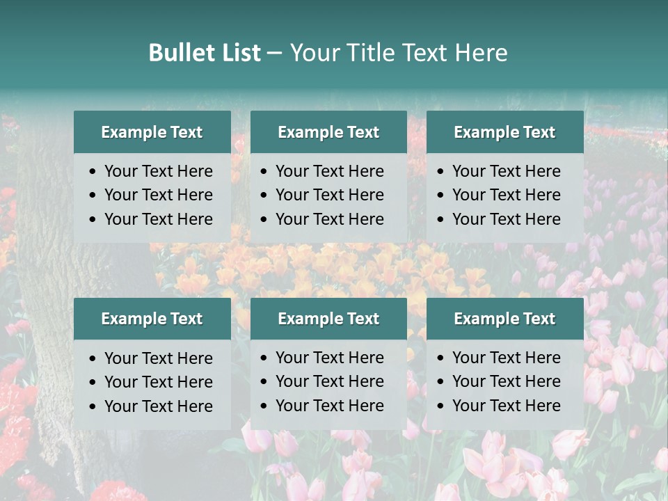 Details Decoration Flora PowerPoint Template