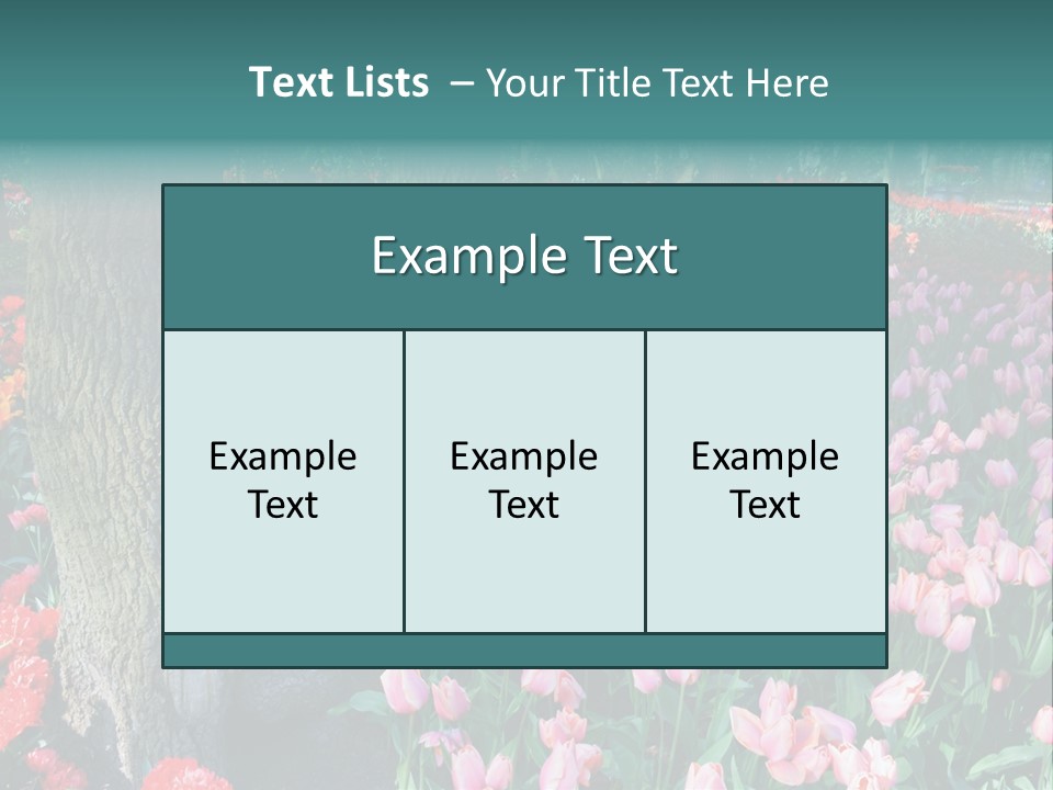 Details Decoration Flora PowerPoint Template