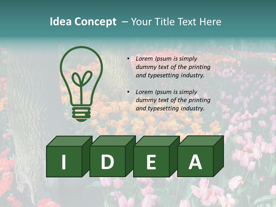 Details Decoration Flora PowerPoint Template