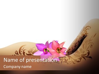 Care Pretty Beauty PowerPoint Template