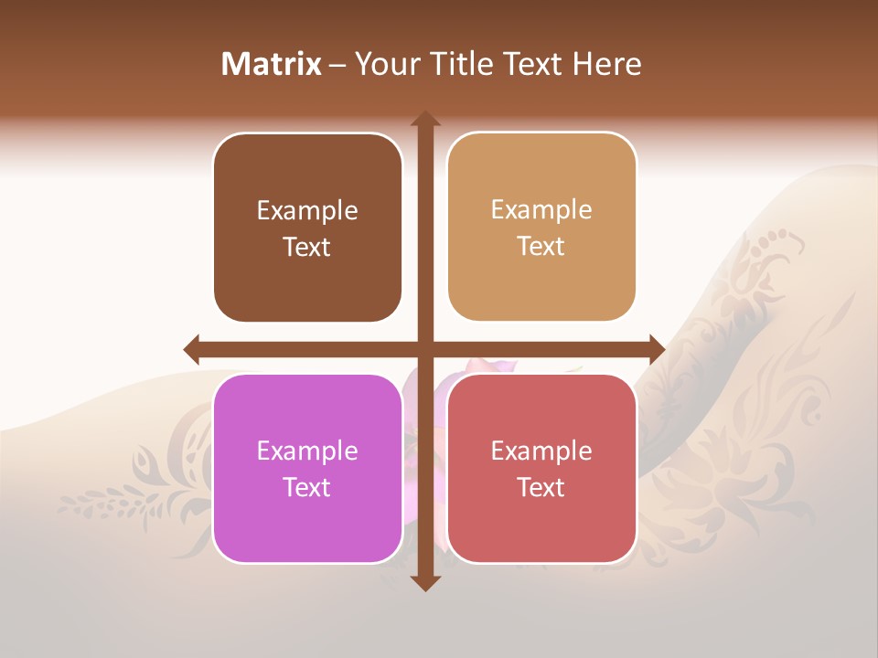 Care Pretty Beauty PowerPoint Template