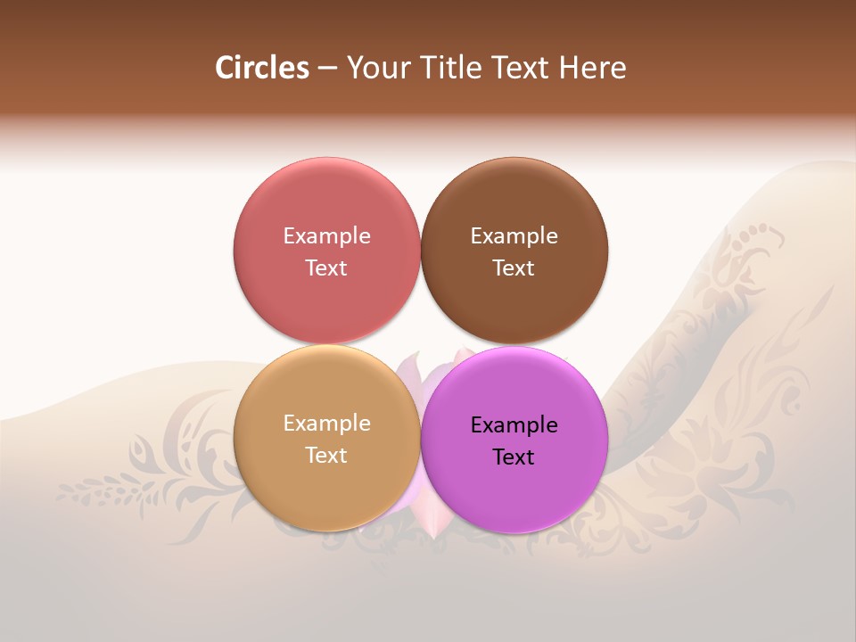 Care Pretty Beauty PowerPoint Template