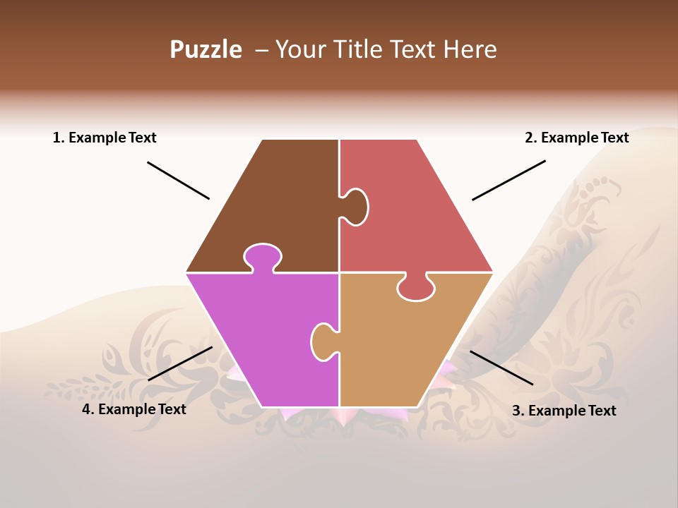 Care Pretty Beauty PowerPoint Template