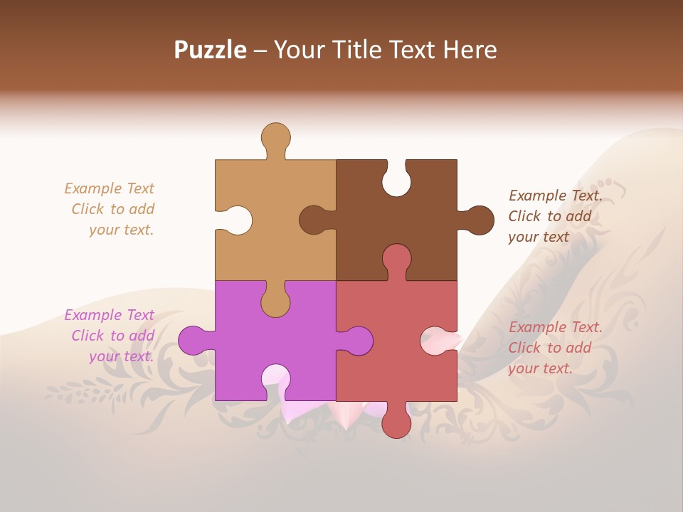 Care Pretty Beauty PowerPoint Template