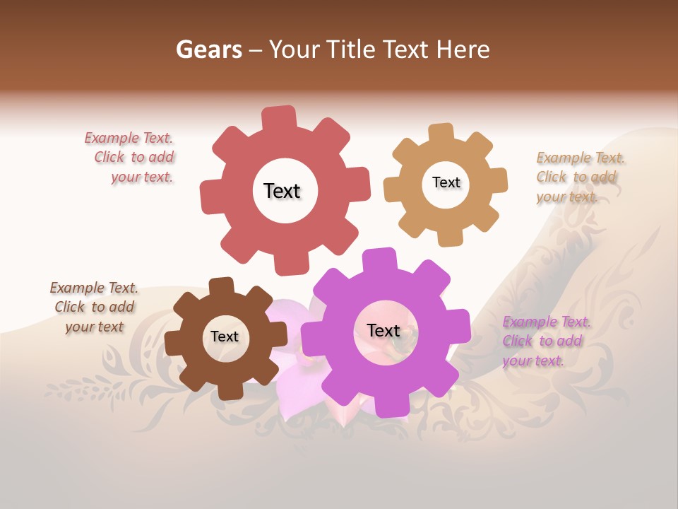 Care Pretty Beauty PowerPoint Template