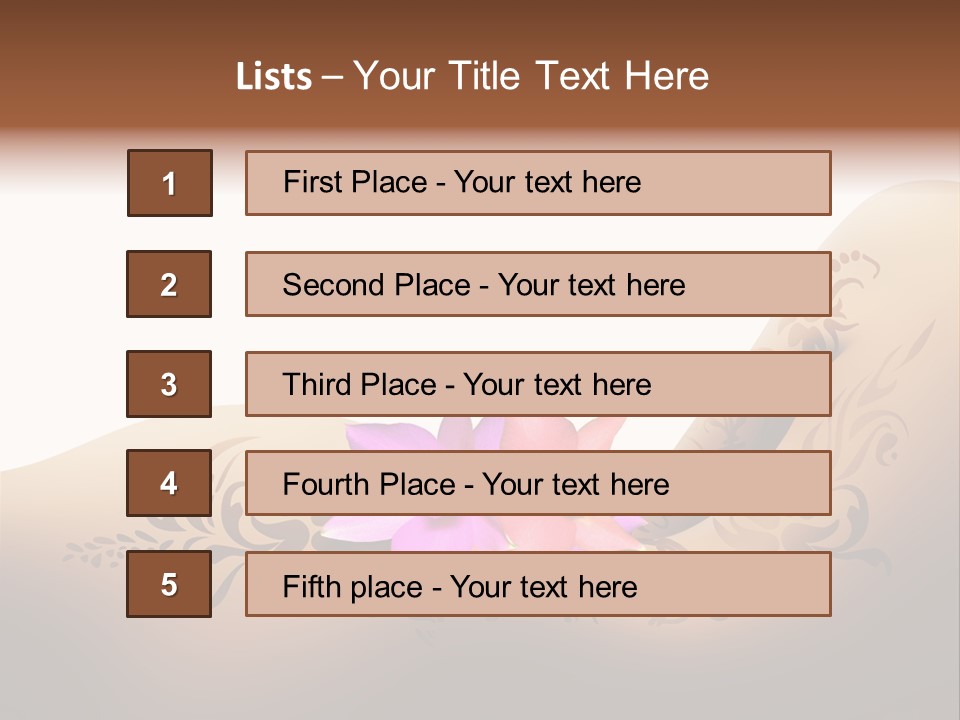 Care Pretty Beauty PowerPoint Template