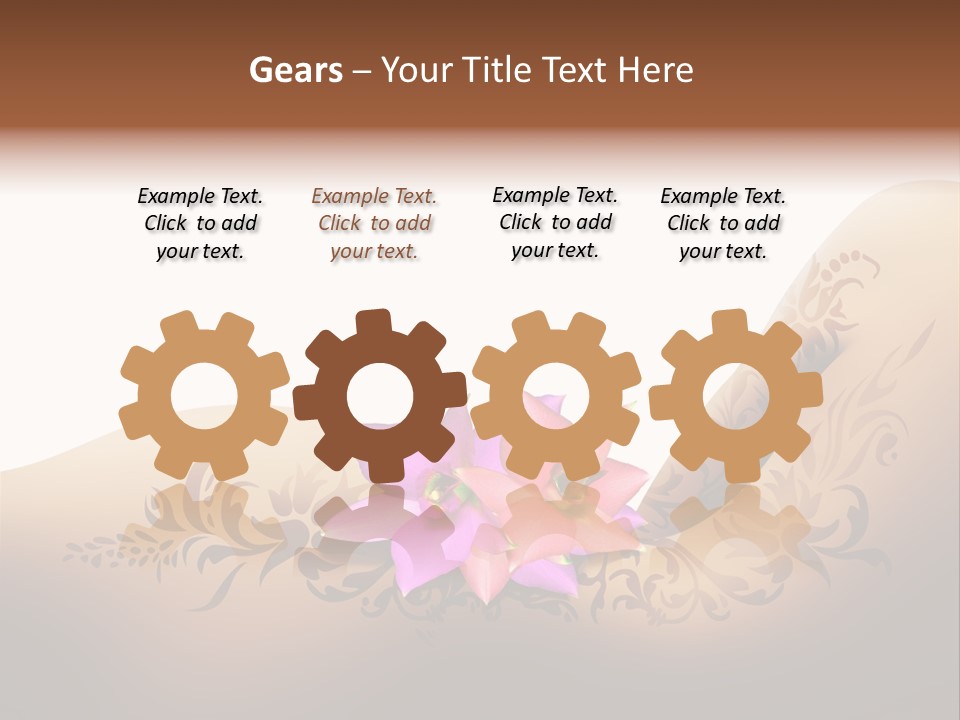 Care Pretty Beauty PowerPoint Template