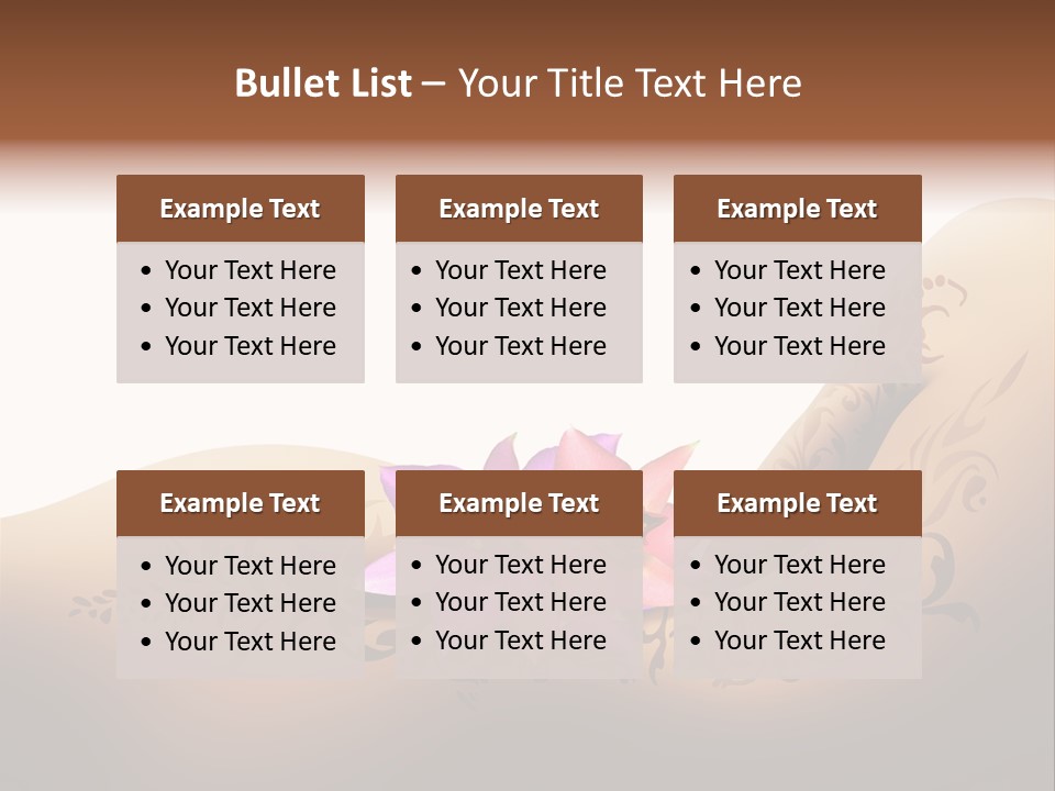 Care Pretty Beauty PowerPoint Template