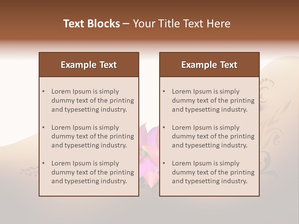 Care Pretty Beauty PowerPoint Template