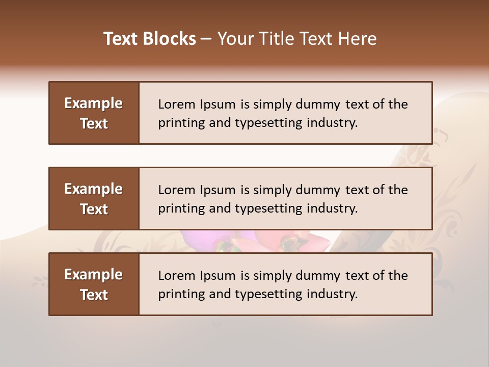 Care Pretty Beauty PowerPoint Template