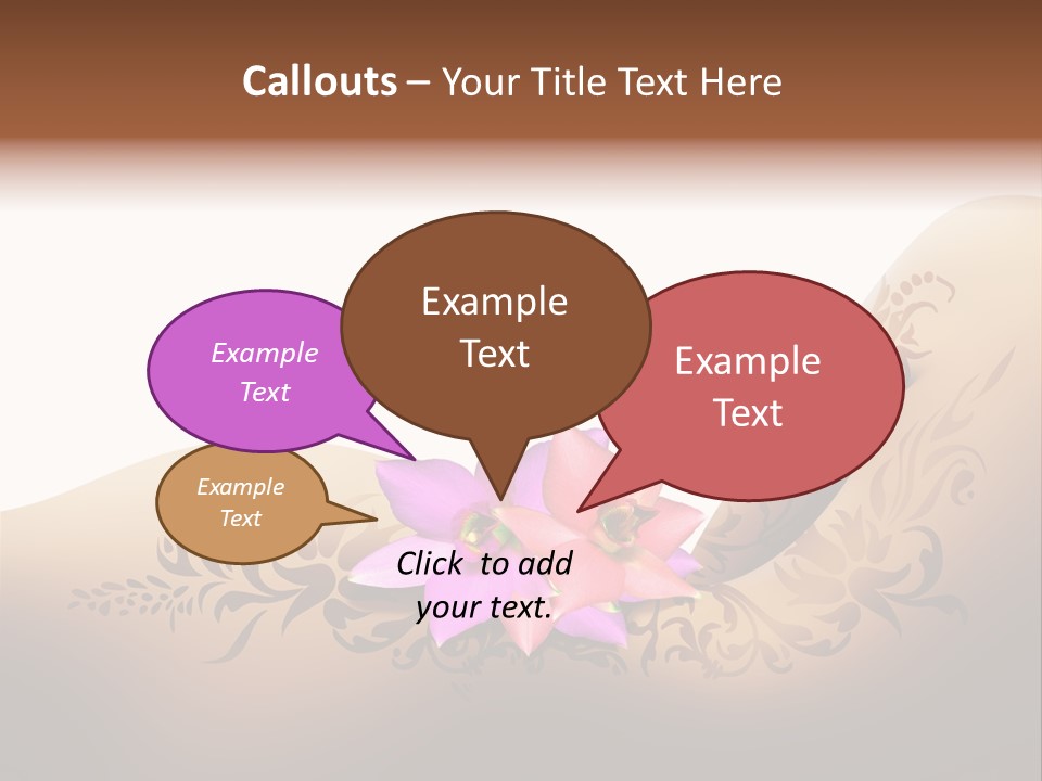 Care Pretty Beauty PowerPoint Template