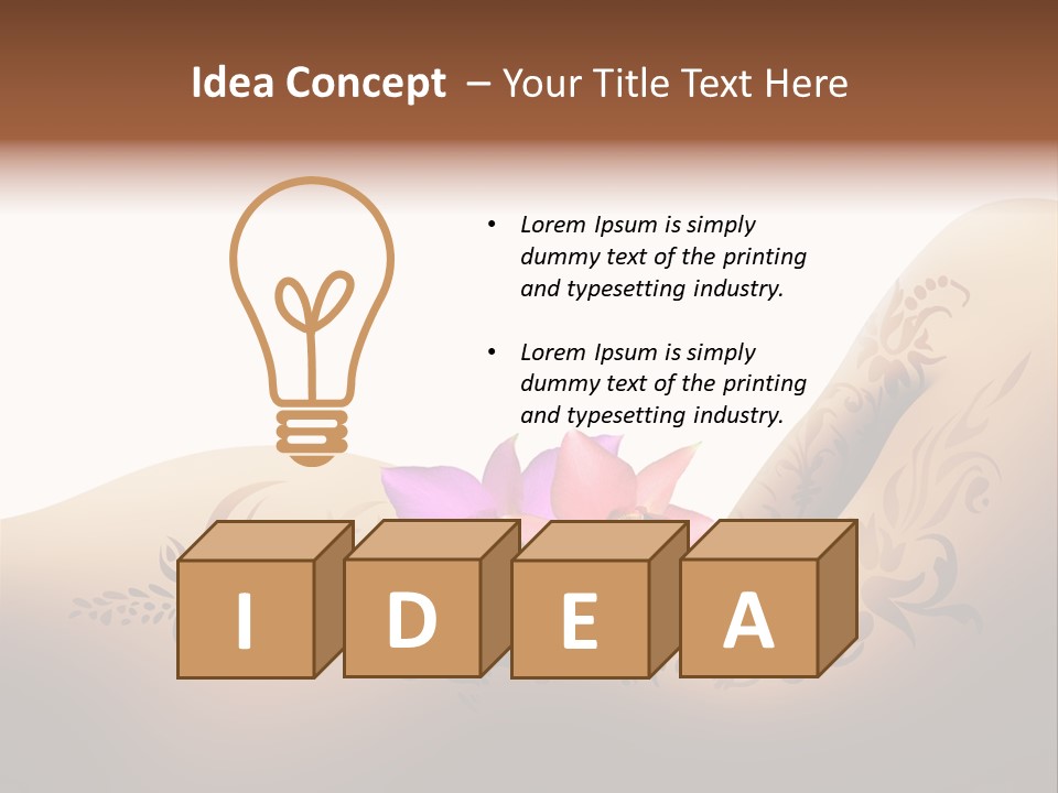 Care Pretty Beauty PowerPoint Template