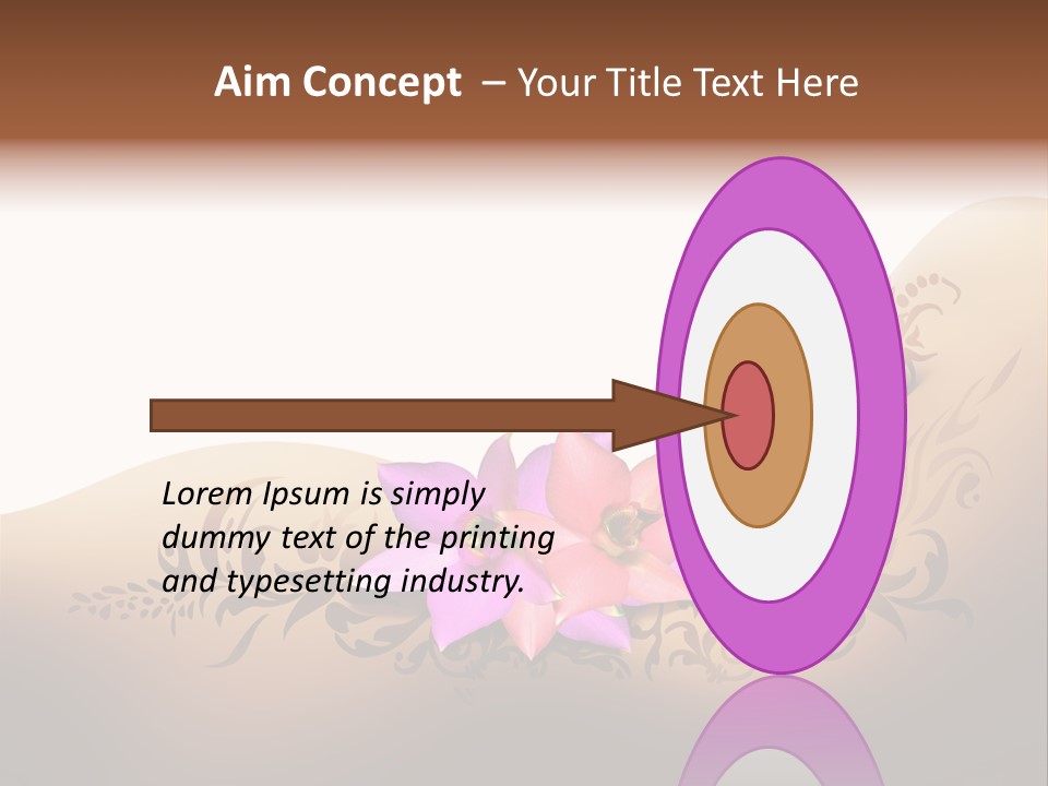 Care Pretty Beauty PowerPoint Template