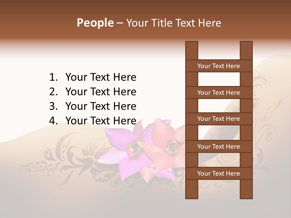 Care Pretty Beauty PowerPoint Template