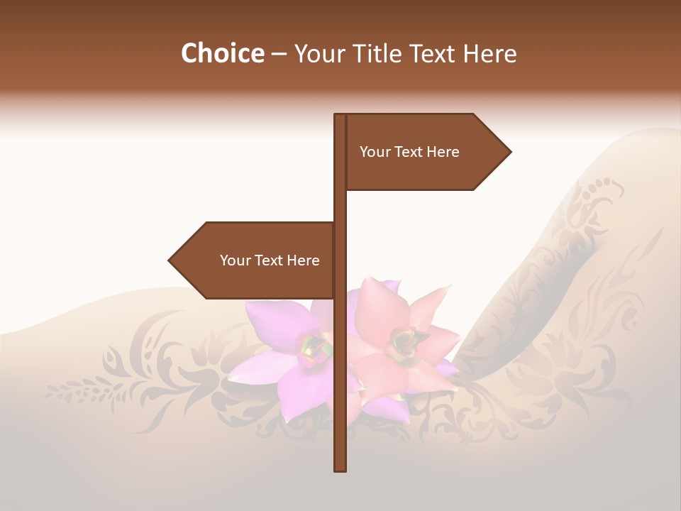 Care Pretty Beauty PowerPoint Template