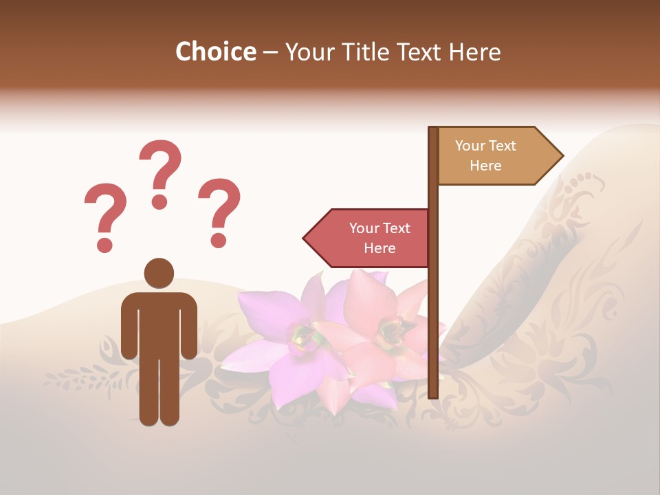 Care Pretty Beauty PowerPoint Template