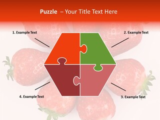 Frond Ripe Strawberry PowerPoint Template