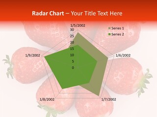 Frond Ripe Strawberry PowerPoint Template