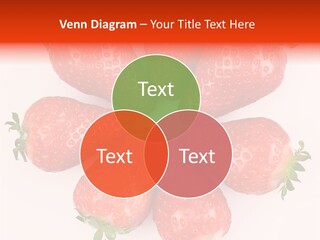 Frond Ripe Strawberry PowerPoint Template