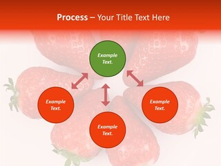 Frond Ripe Strawberry PowerPoint Template