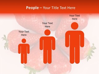 Frond Ripe Strawberry PowerPoint Template