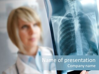 Stethoscope Rib Roentgen PowerPoint Template