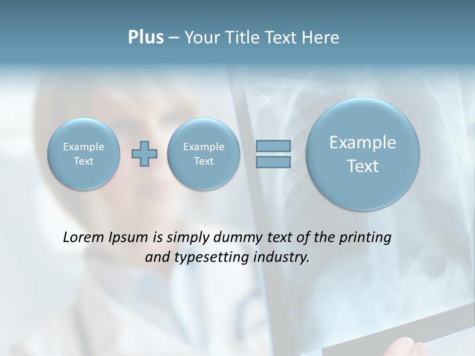 Stethoscope Rib Roentgen PowerPoint Template