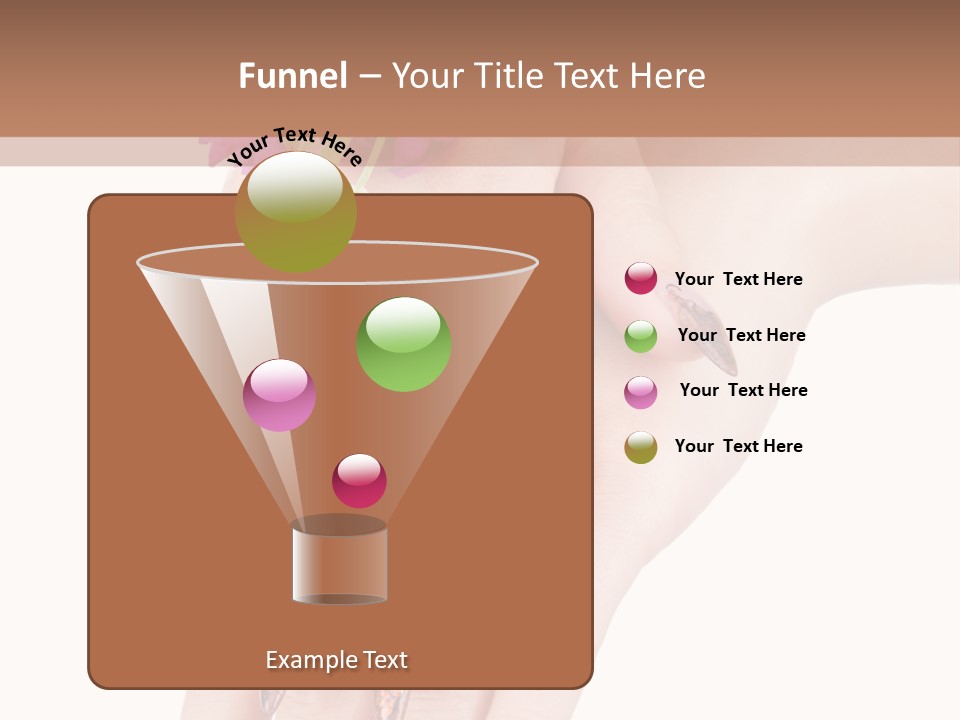 White Clean Flower PowerPoint Template