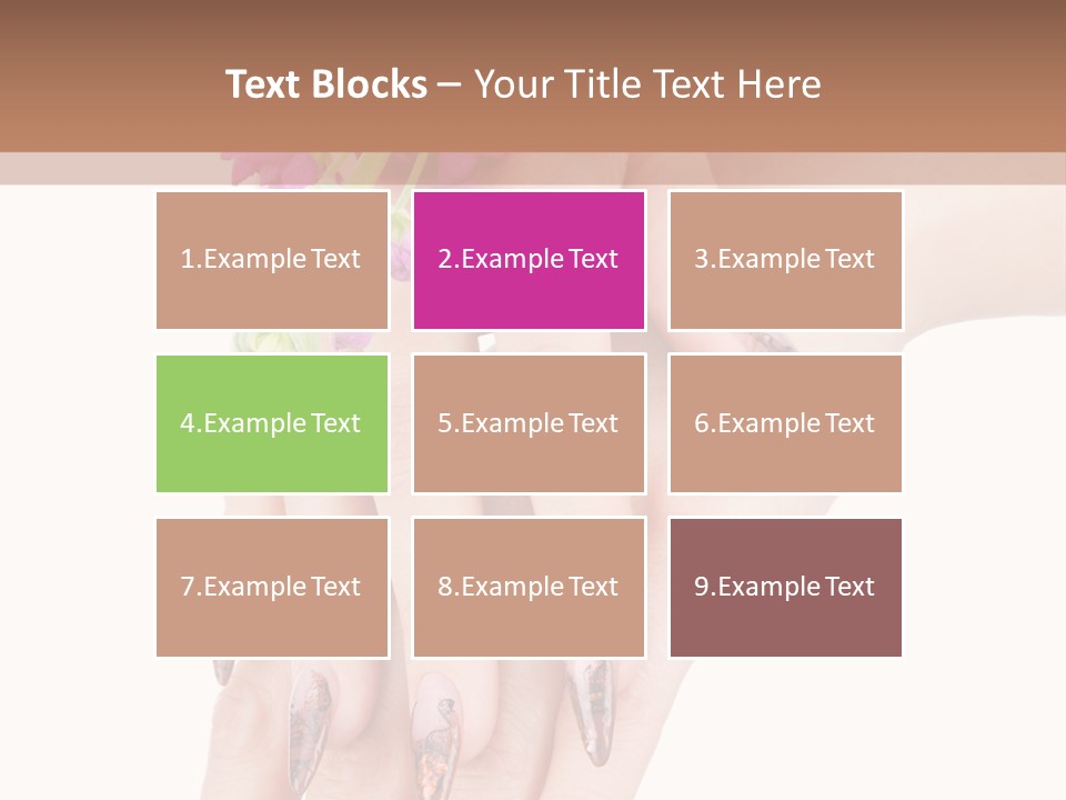 White Clean Flower PowerPoint Template