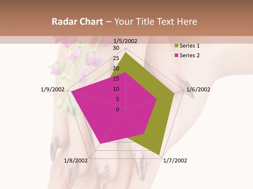 White Clean Flower PowerPoint Template