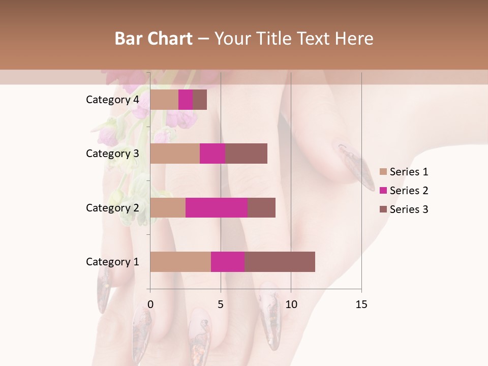 White Clean Flower PowerPoint Template