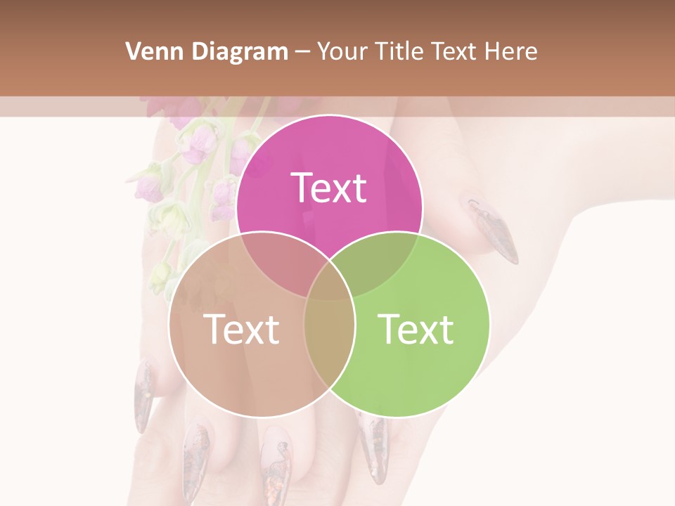 White Clean Flower PowerPoint Template