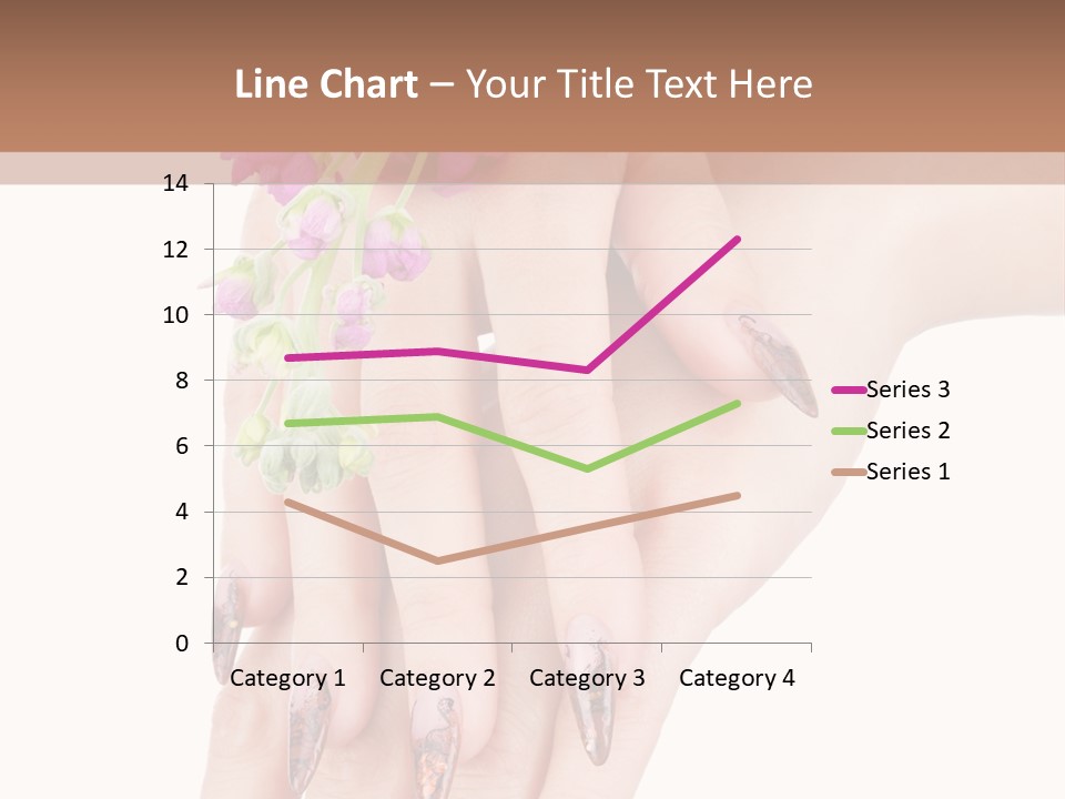 White Clean Flower PowerPoint Template