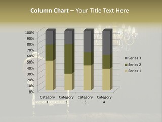 Stylish Pattern Gold PowerPoint Template