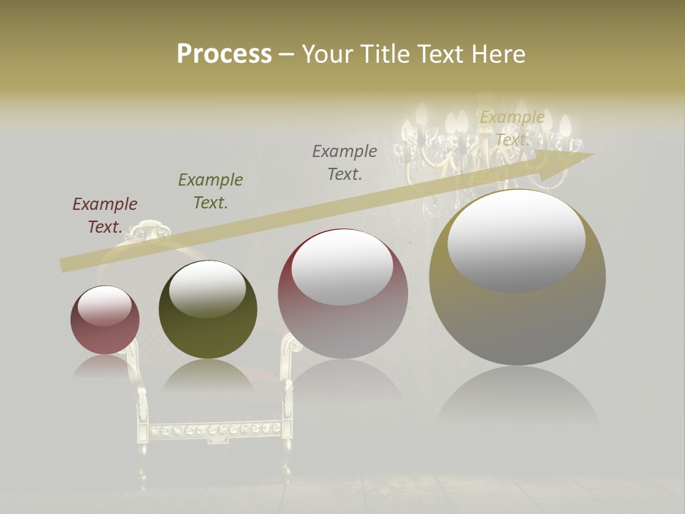 Stylish Pattern Gold PowerPoint Template