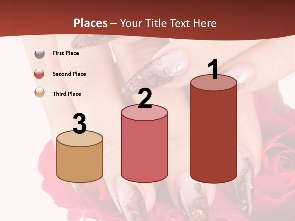 Purity French Nail PowerPoint Template