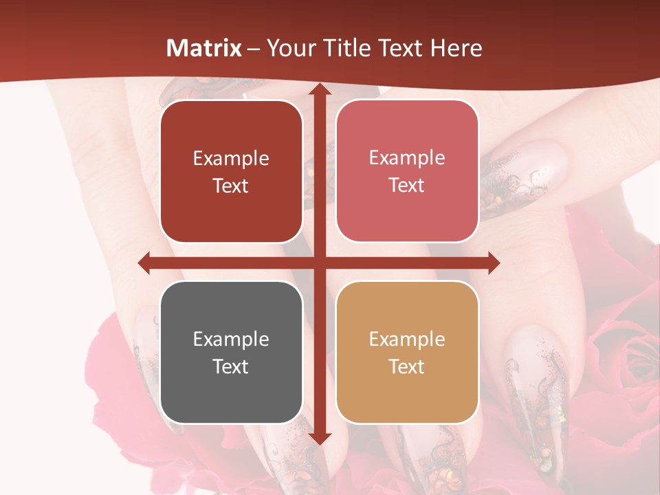 Purity French Nail PowerPoint Template