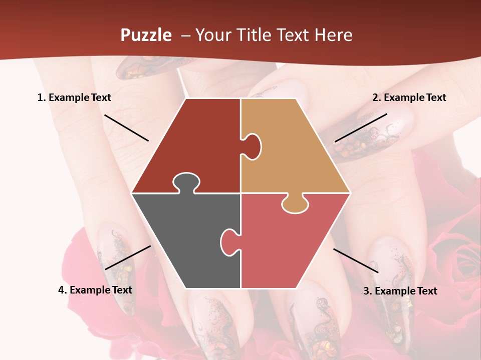 Purity French Nail PowerPoint Template