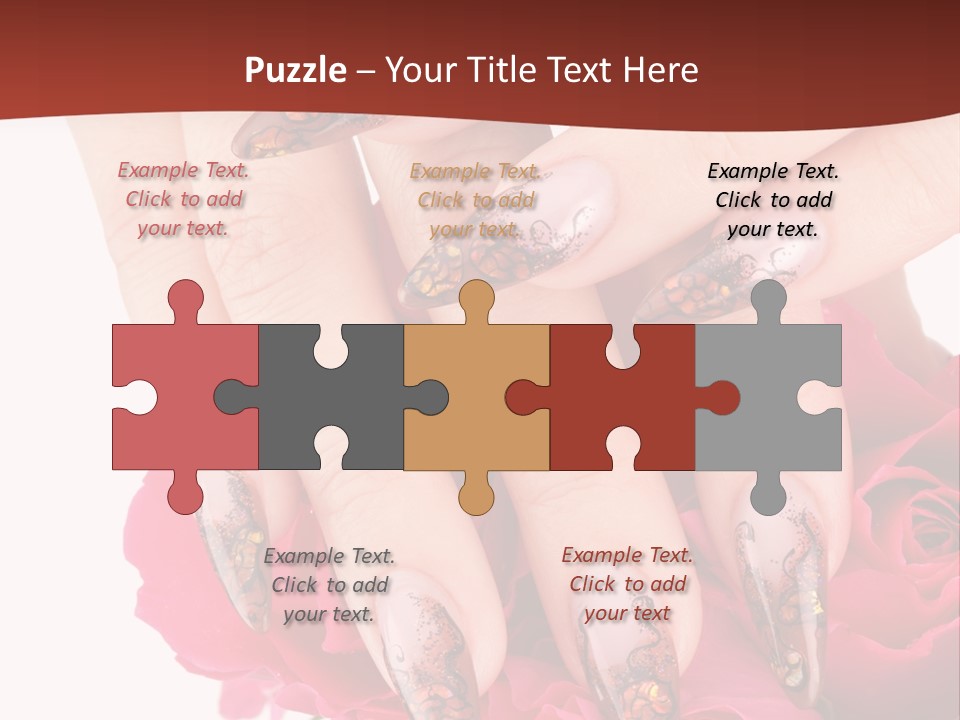 Purity French Nail PowerPoint Template