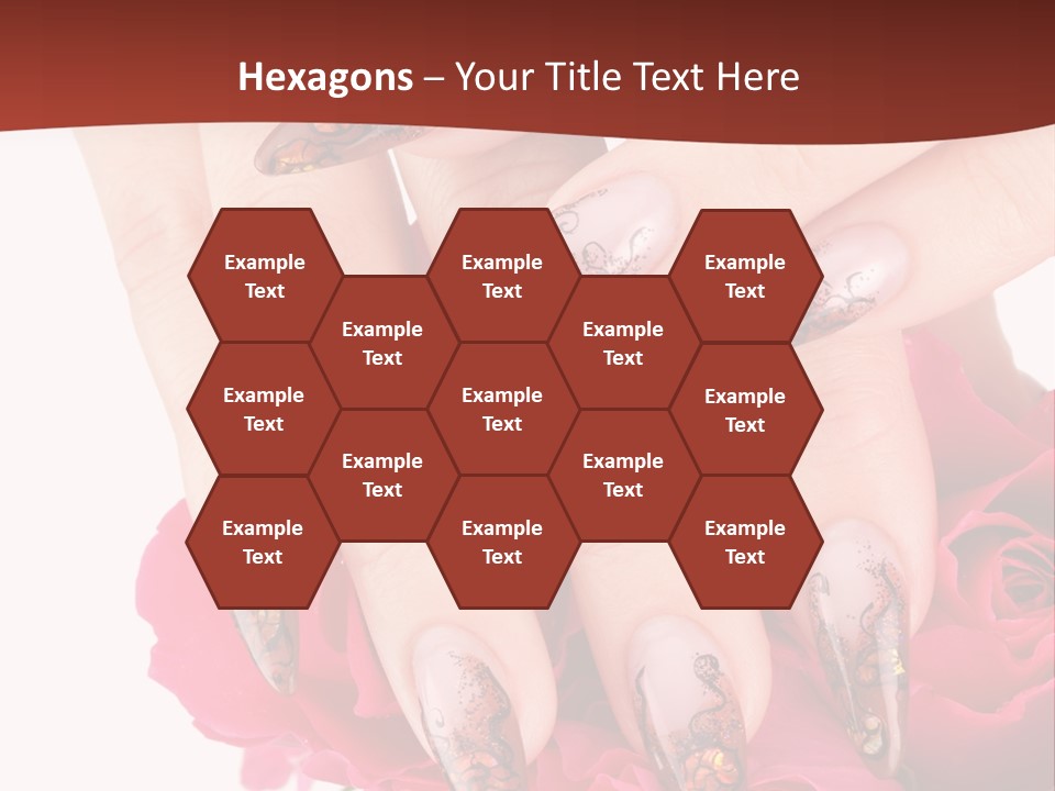 Purity French Nail PowerPoint Template