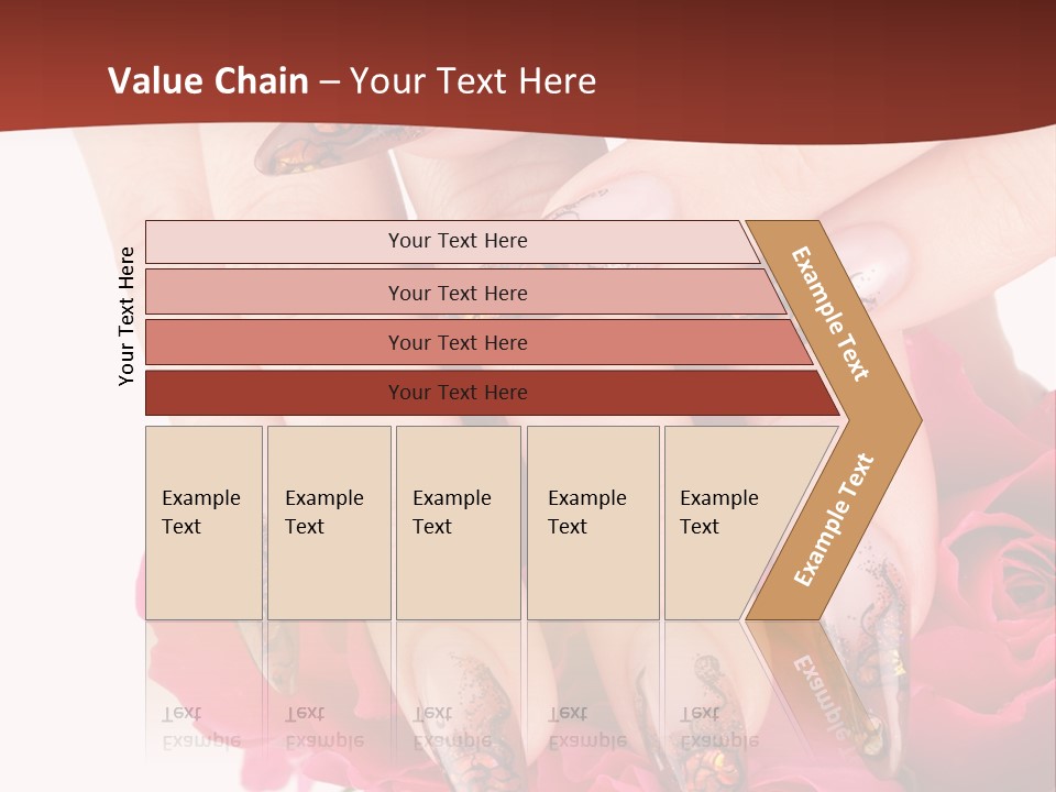 Purity French Nail PowerPoint Template