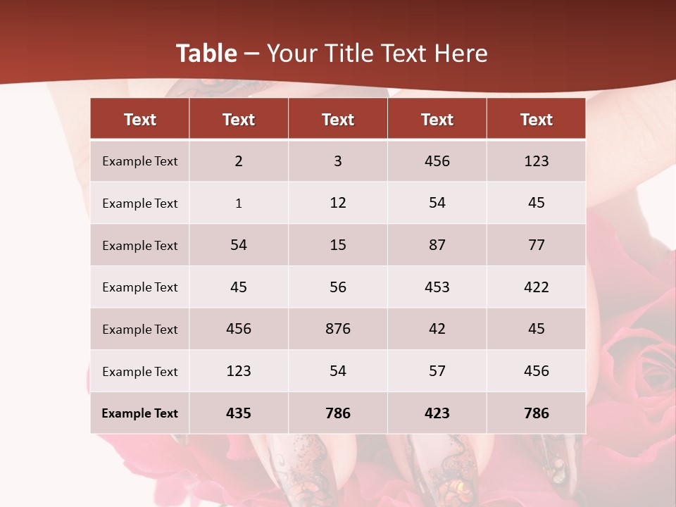 Purity French Nail PowerPoint Template