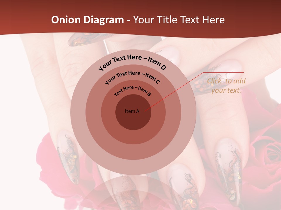 Purity French Nail PowerPoint Template