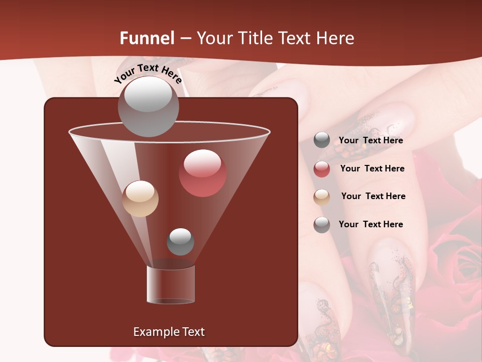 Purity French Nail PowerPoint Template