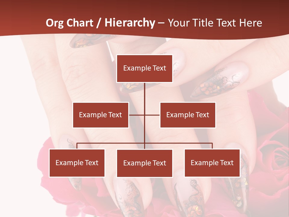 Purity French Nail PowerPoint Template