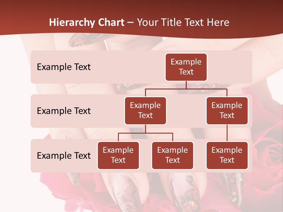 Purity French Nail PowerPoint Template