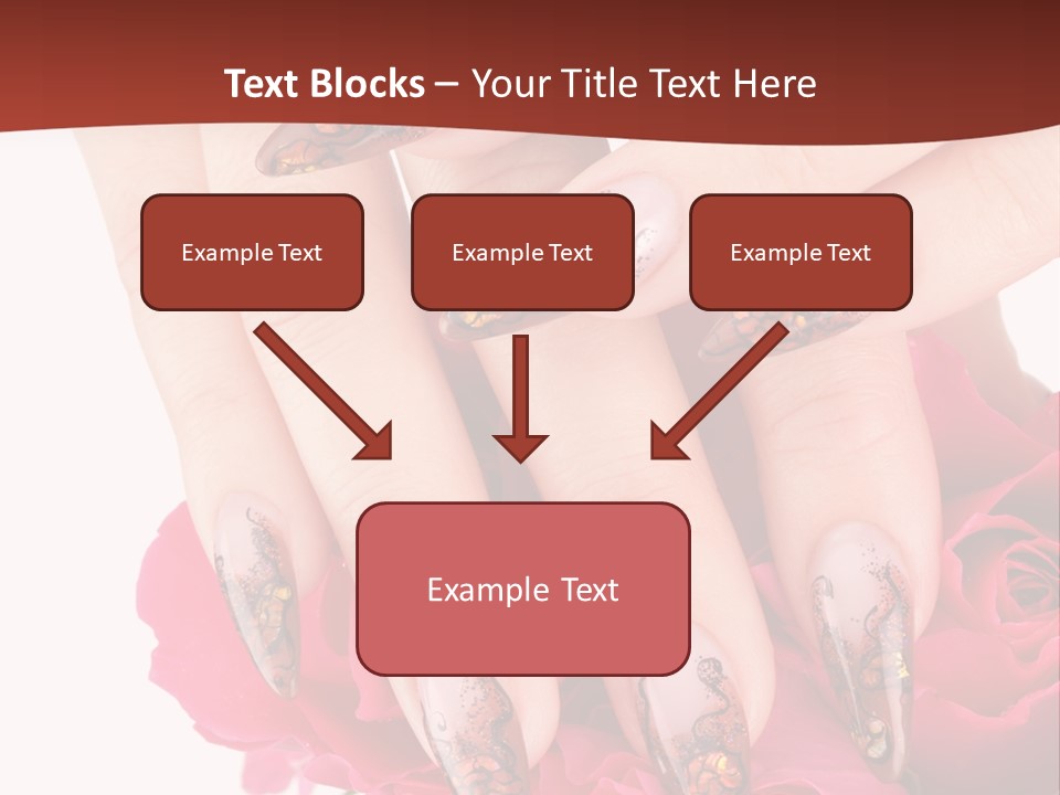 Purity French Nail PowerPoint Template