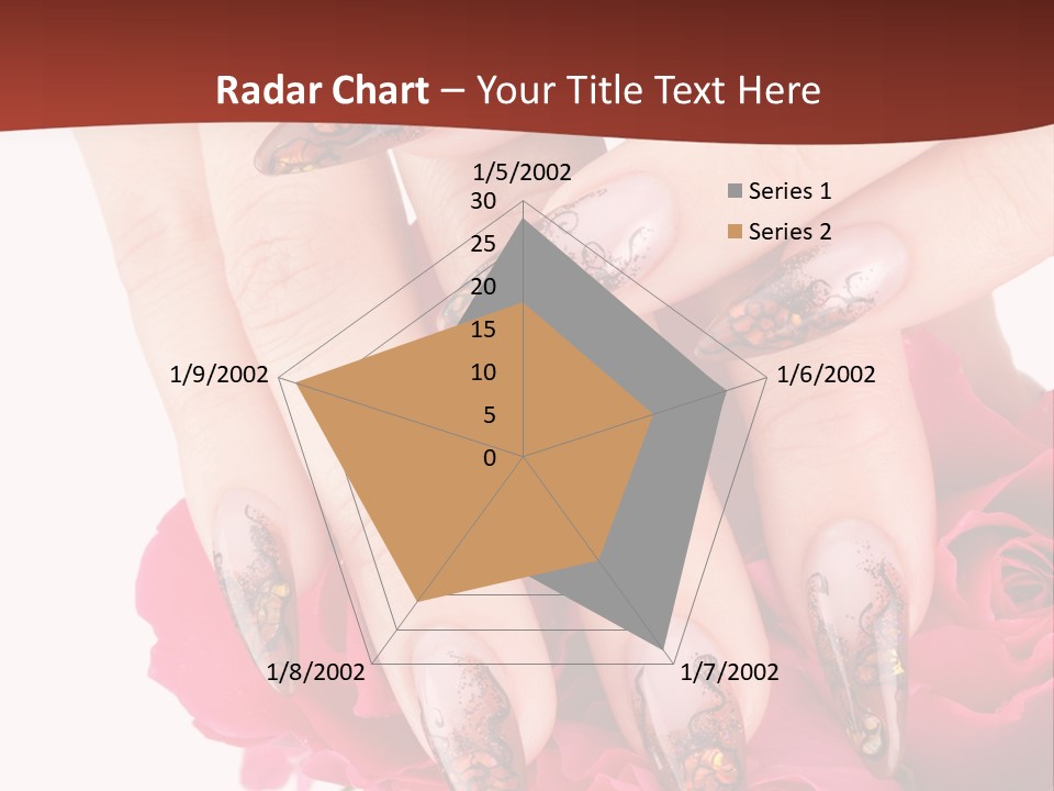 Purity French Nail PowerPoint Template