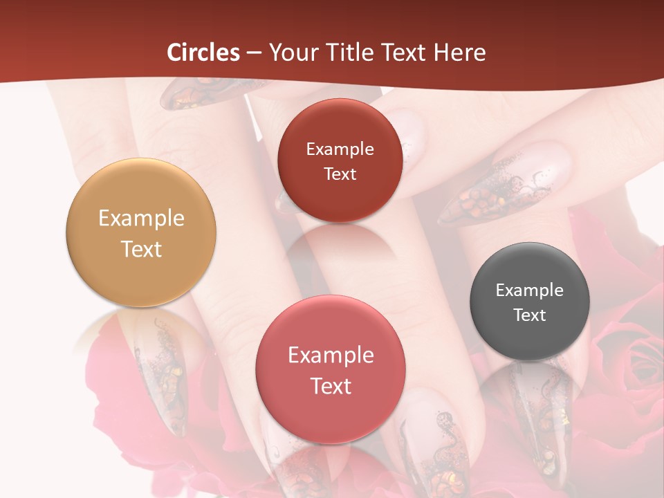 Purity French Nail PowerPoint Template